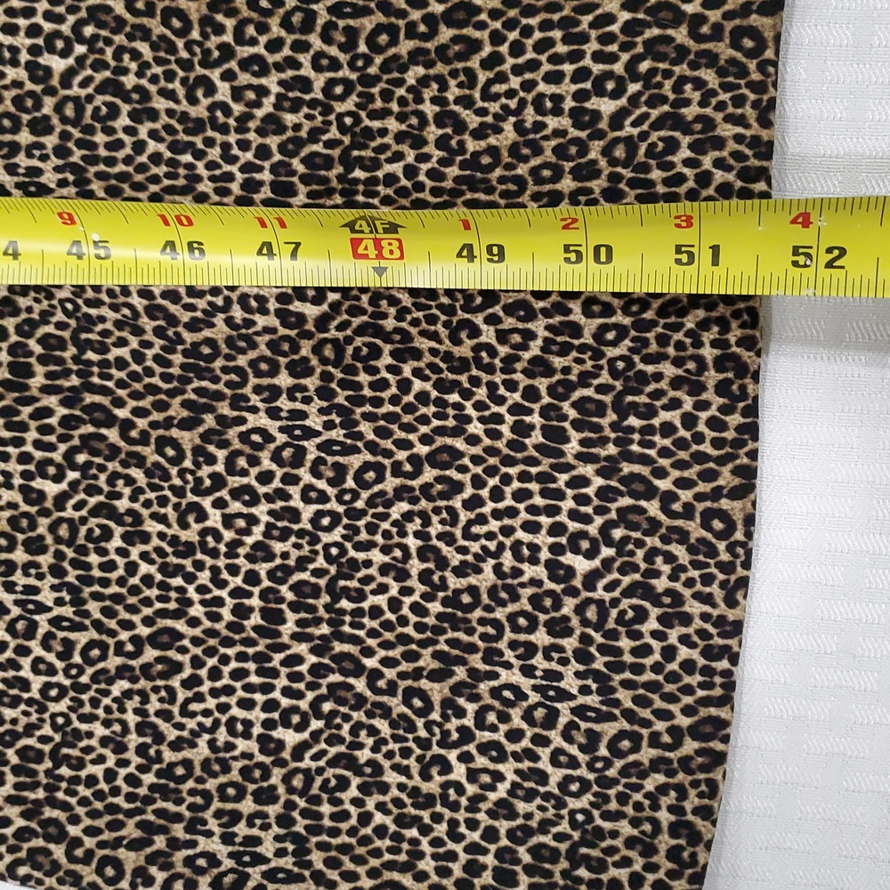 Micheal Michael Kors Mob Wife Elegant leopard print Crop Jumpsuit Sz 10 - Picture 7 of 15